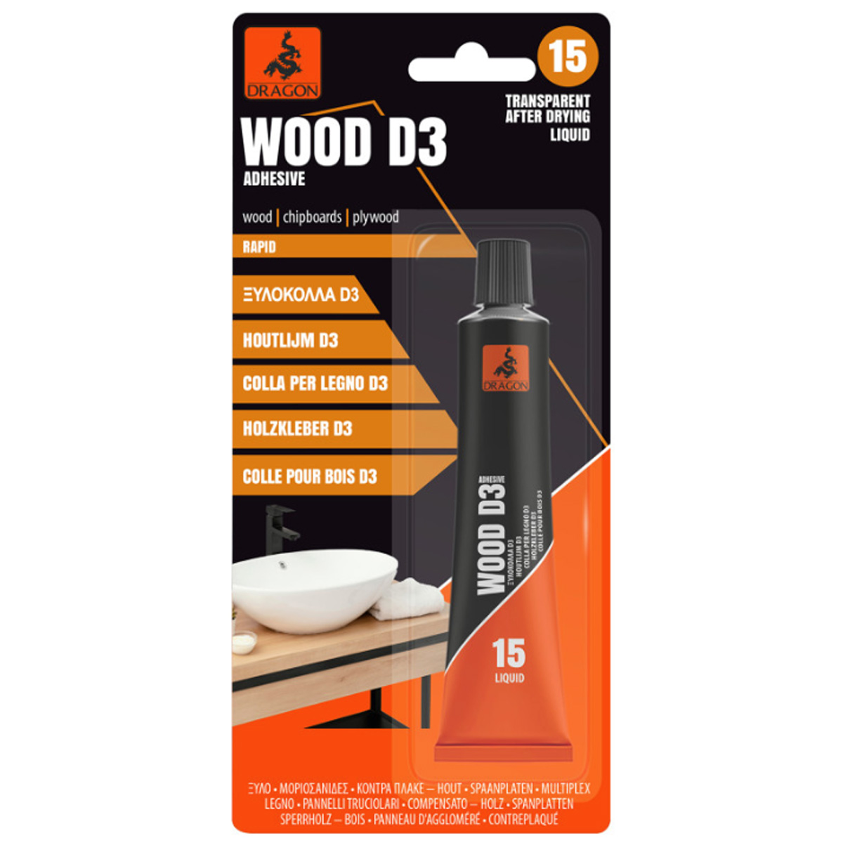 VIOSARP DRAGON GLUE FOR WOODEN SURFACES 40ML