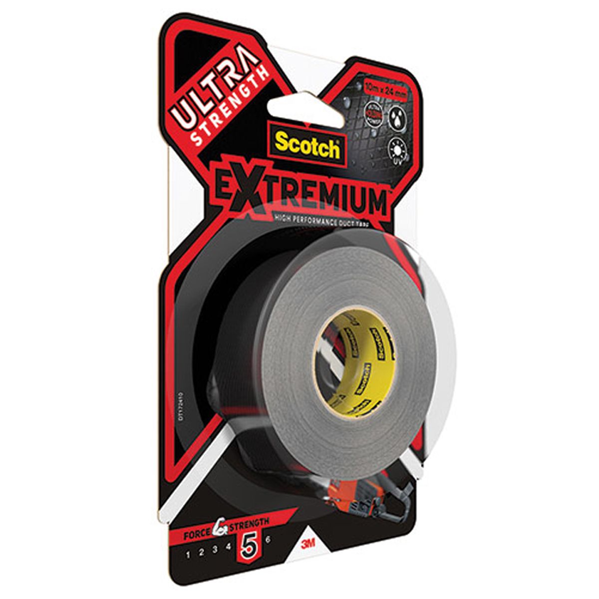 MASKING TAPE 3Μ EXTREMIUM DUCT TAPE HIGH PERFORM.W/PROOF 24MMX10M FS5-BLACK