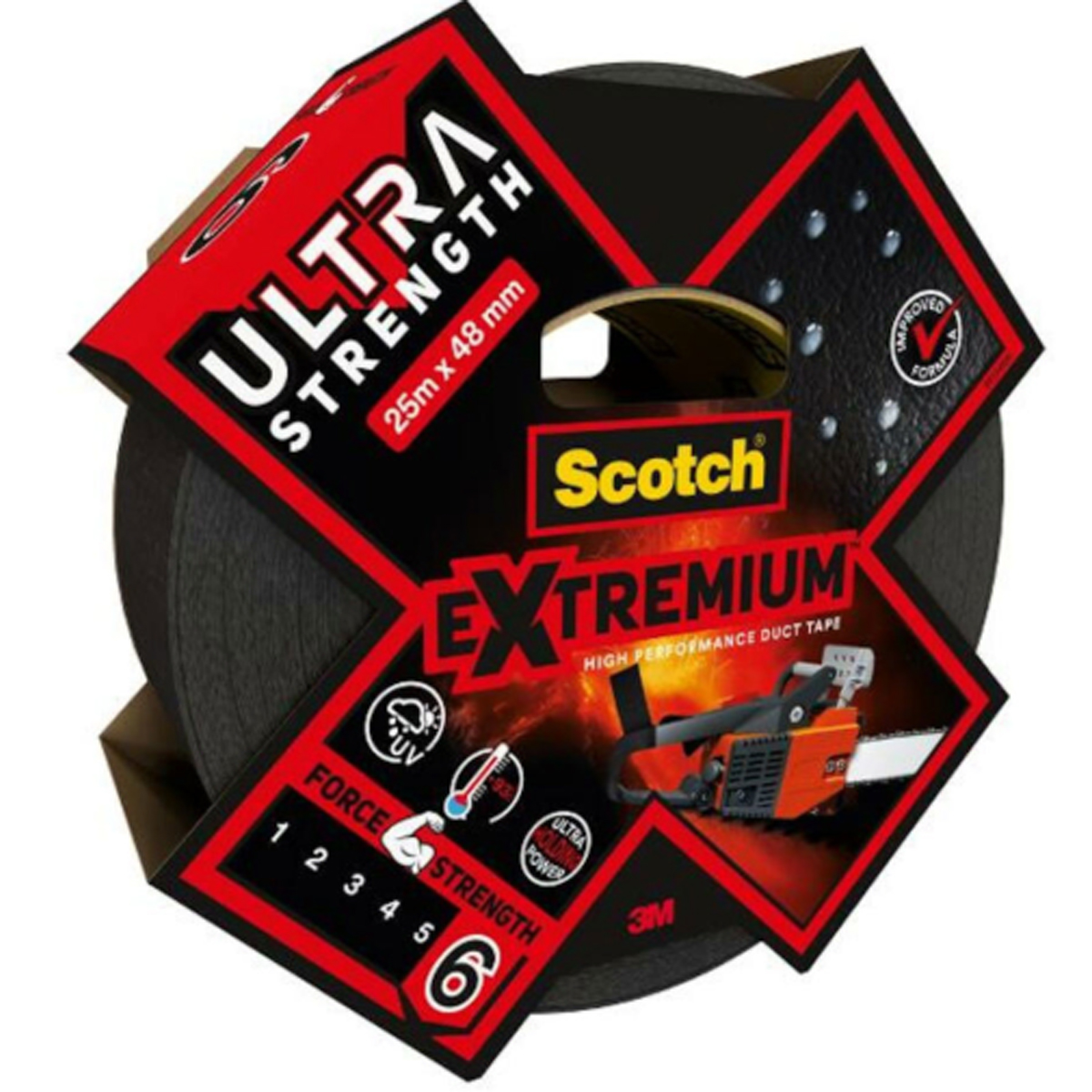3Μ  SCOTCH EXTREME TAPE 48X25M F.S.5 BLACK