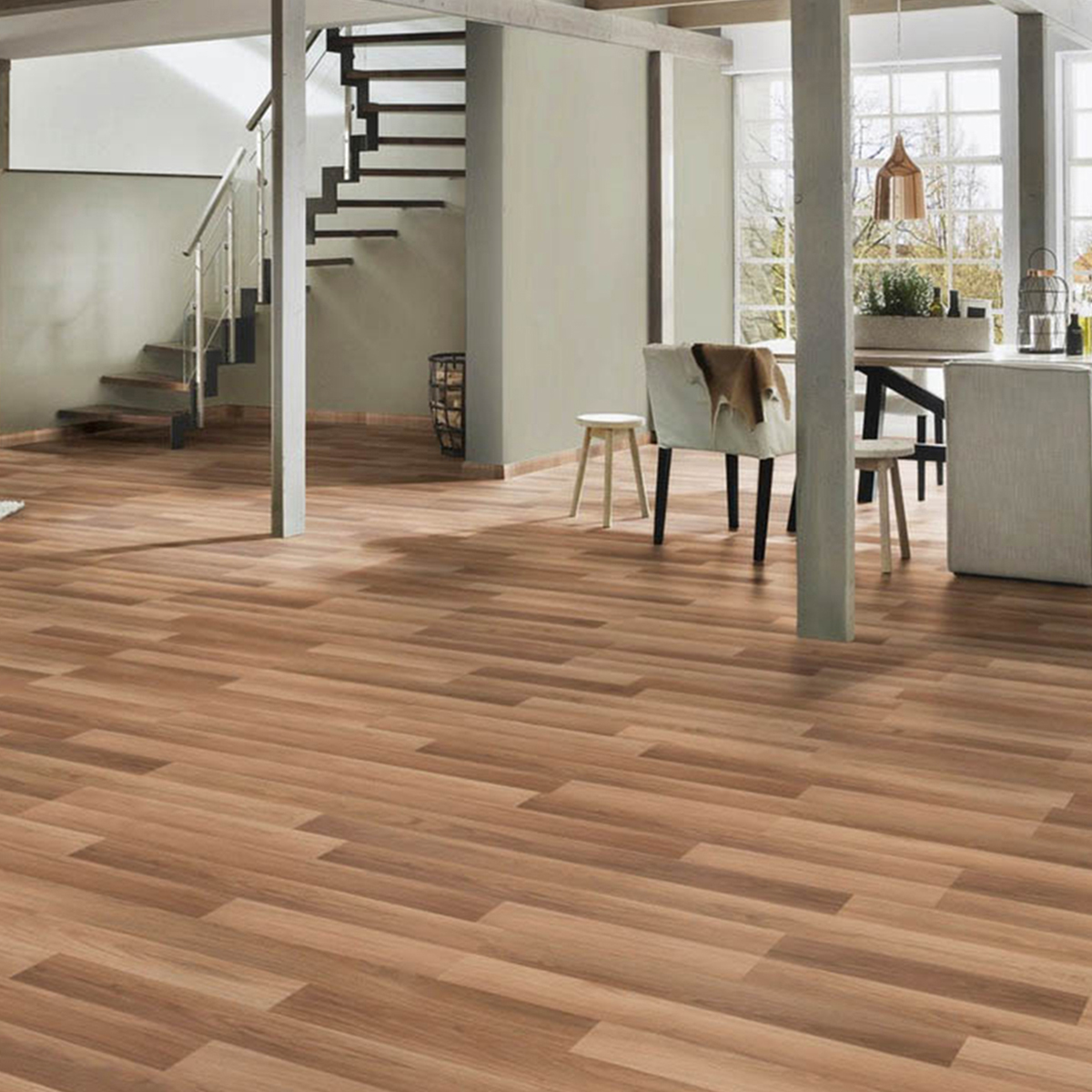 KRONOSPAN LAMINATE FLOOR ELEGANT OAK 2 BACKING RUSTIKAL FINISH 8521 8MM AC3 2,22SQ.M (9PCS/BOX)