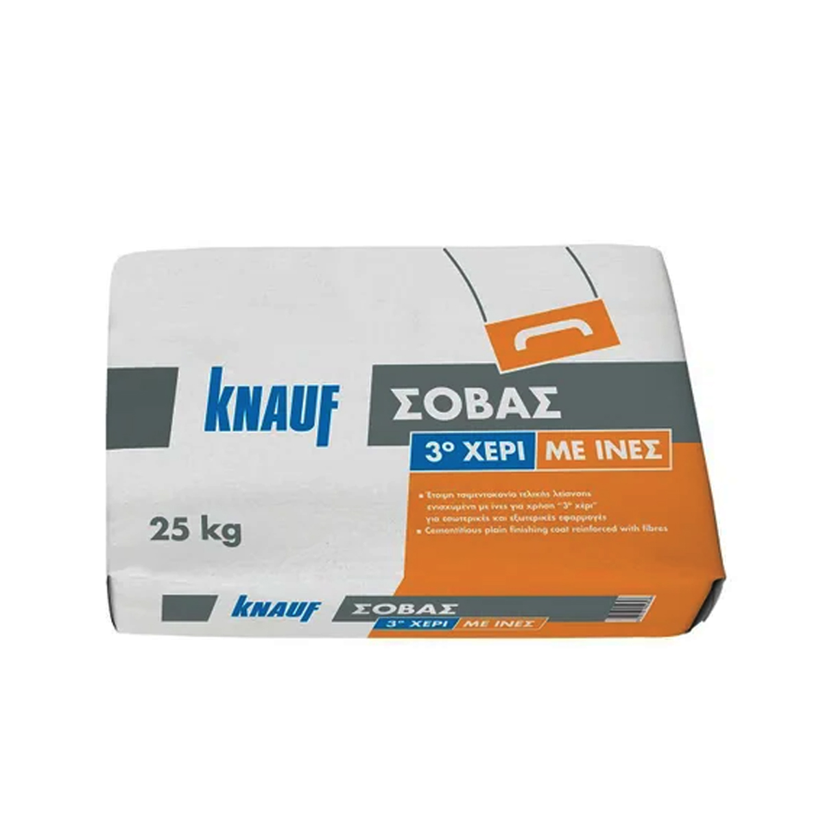 KNAUF THIRD HAND PLASTER WITH FIBERS 25KG