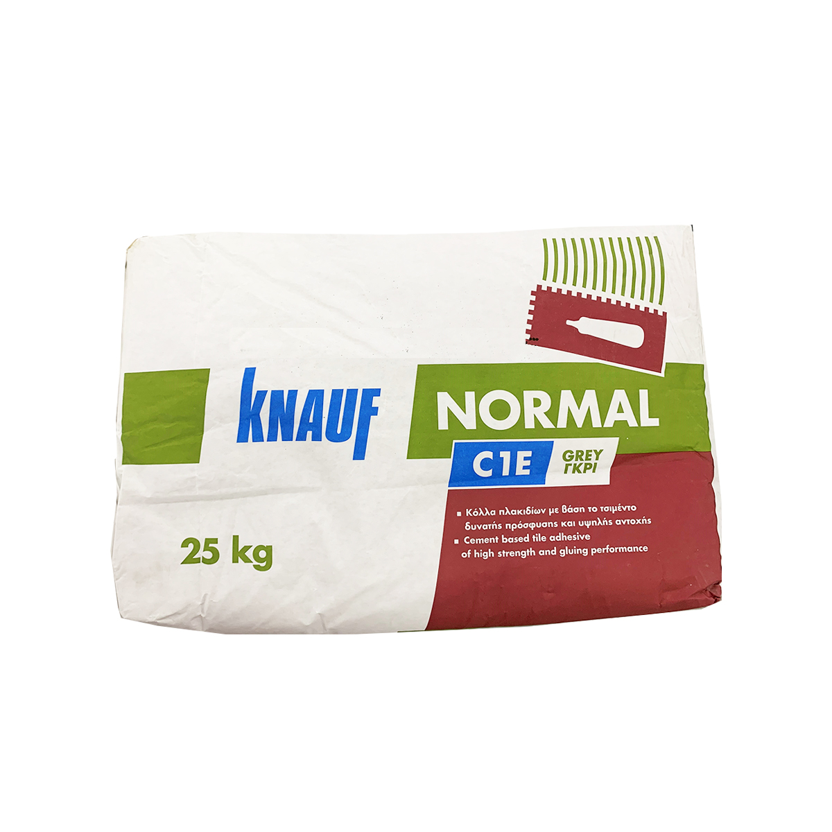 KNAUF TILE ADHESIVE NORMAL C1E GRAY 25KG