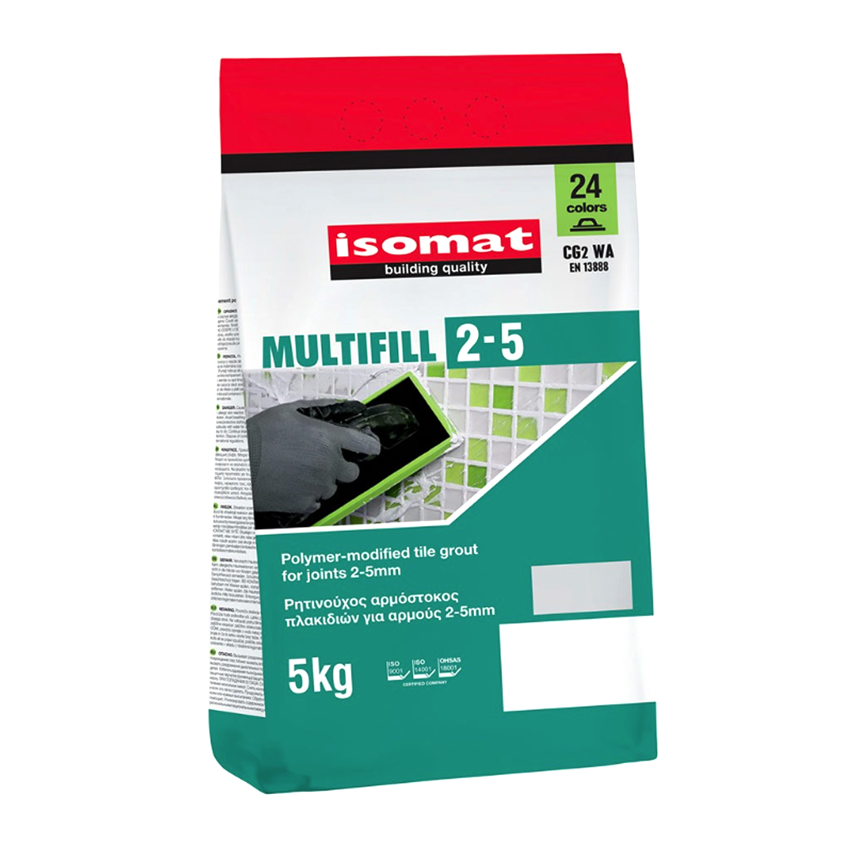 ISOMAT MULTIFILL COLOR CEMENT-BASED TILE GOUTS  5KG