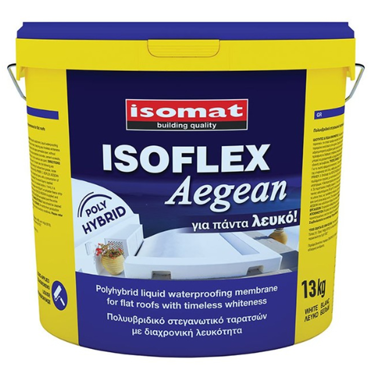 ROOF SEALING ISOFLEX ISOMAT WHITE AEGEAN