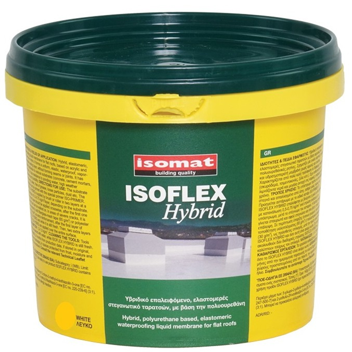 ISOMAT ISOFLEX HYBRID BITUMINOUS WATERPROOFING VARNISH WHITE