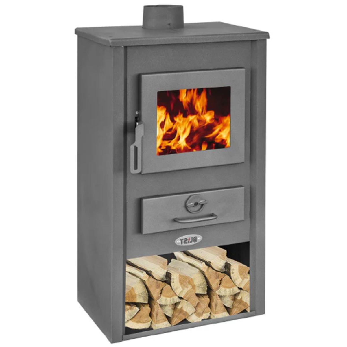 BLIST BASEL WOOD STOVE5 460X400X910 MM 10KW