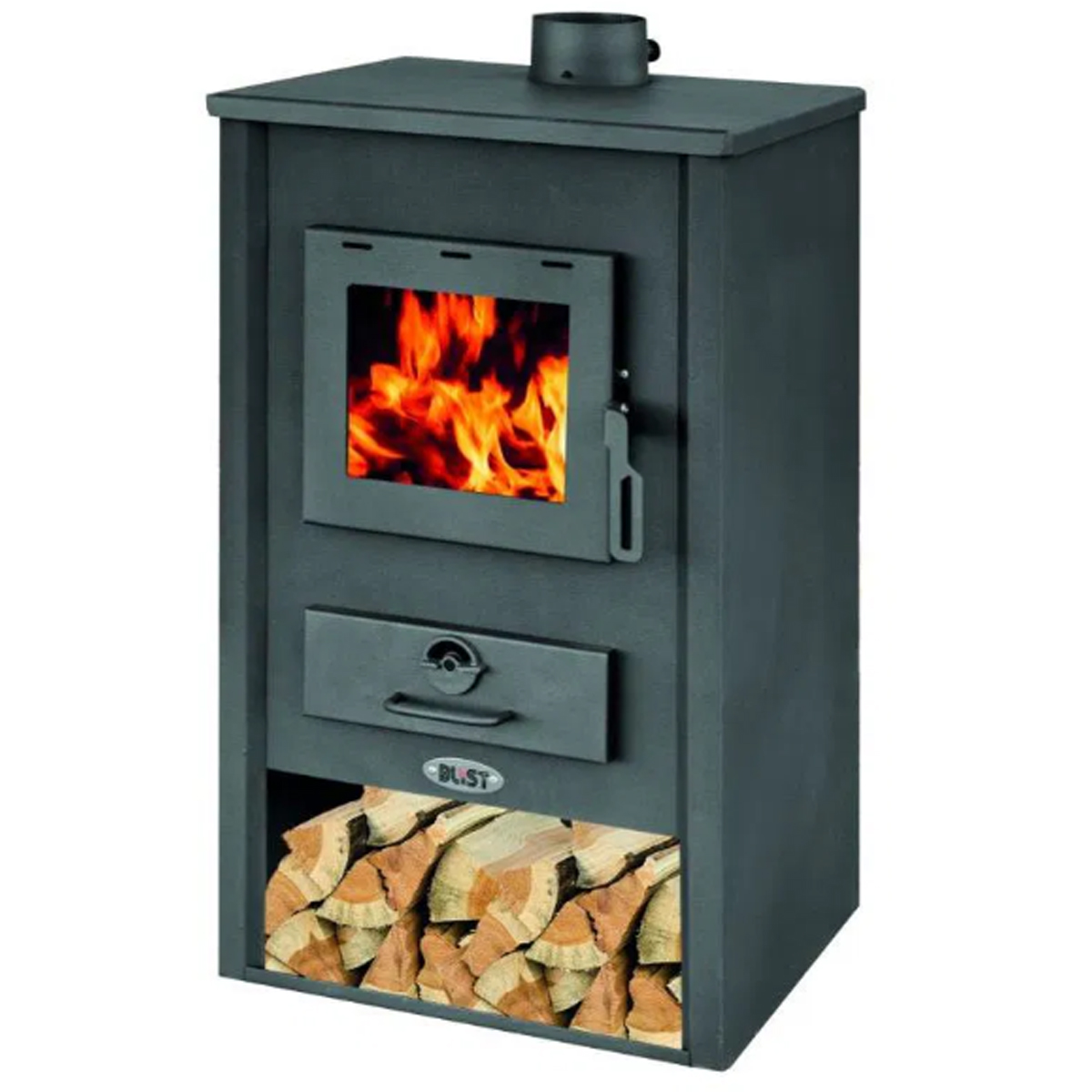 BLIST PADOVA WOOD STOVE5  510X485X910 MM 11KW