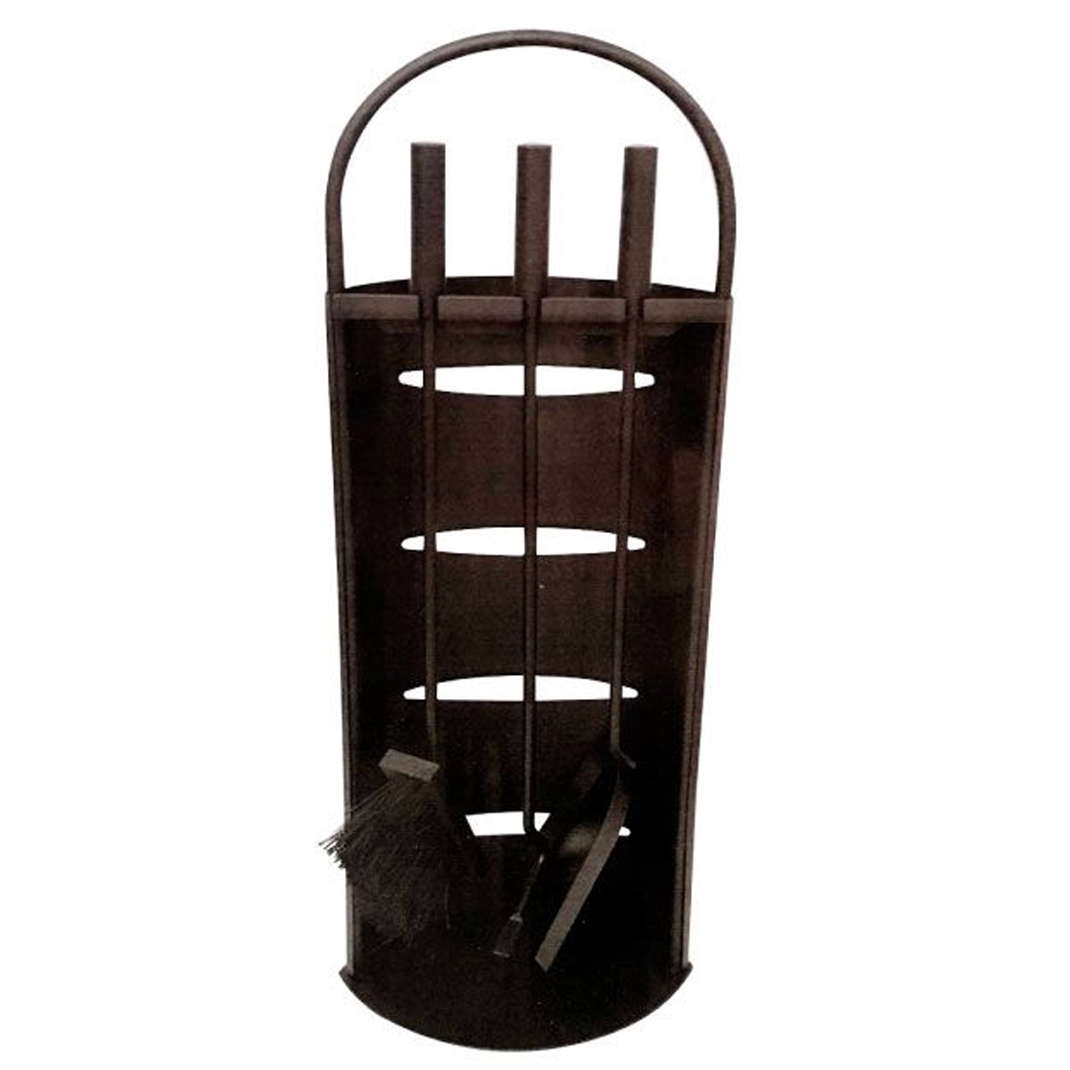 HOME & CAMP FIREPLACE TOOL SET WITH BASE OF 4 PCS