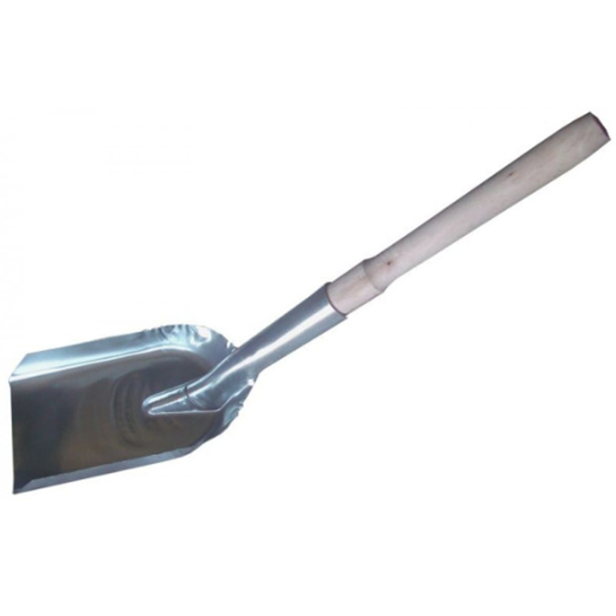 VIOSARP FIREPLACE SHOVEL GALVANIZED WITH WOODEN HANDLE