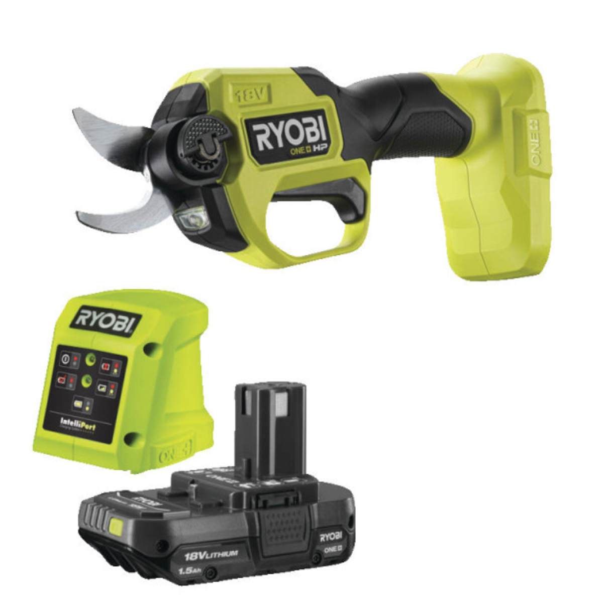 RYOBI BATTERY PRUNER HP 18V 1X1.5AH RY18SCXA