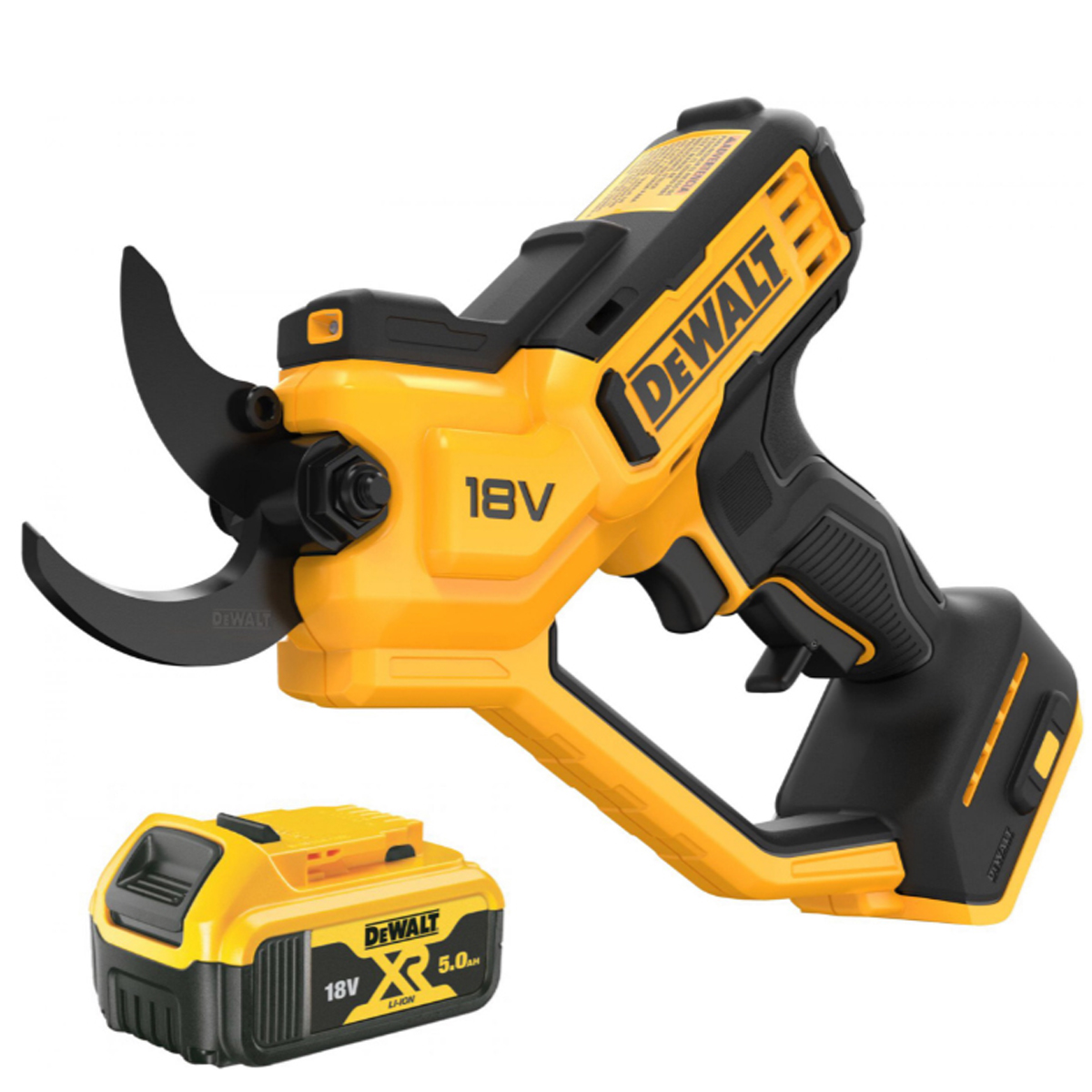 DEWALT PRUNING SHEARS 18V BRUSHLESS 1X5AH