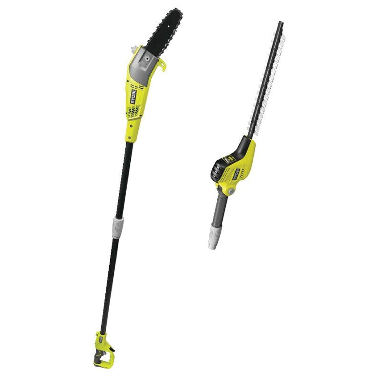 RYOBI POLE HEDGE TRIMMER AND POLE SAW RP750450