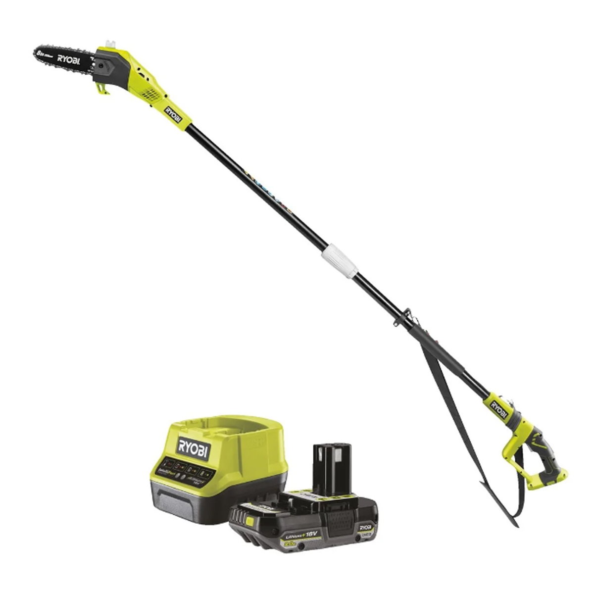 RYOBI CORDLESS TELESCOPIC CHAINSAW 18V 2.0AH RPP182020