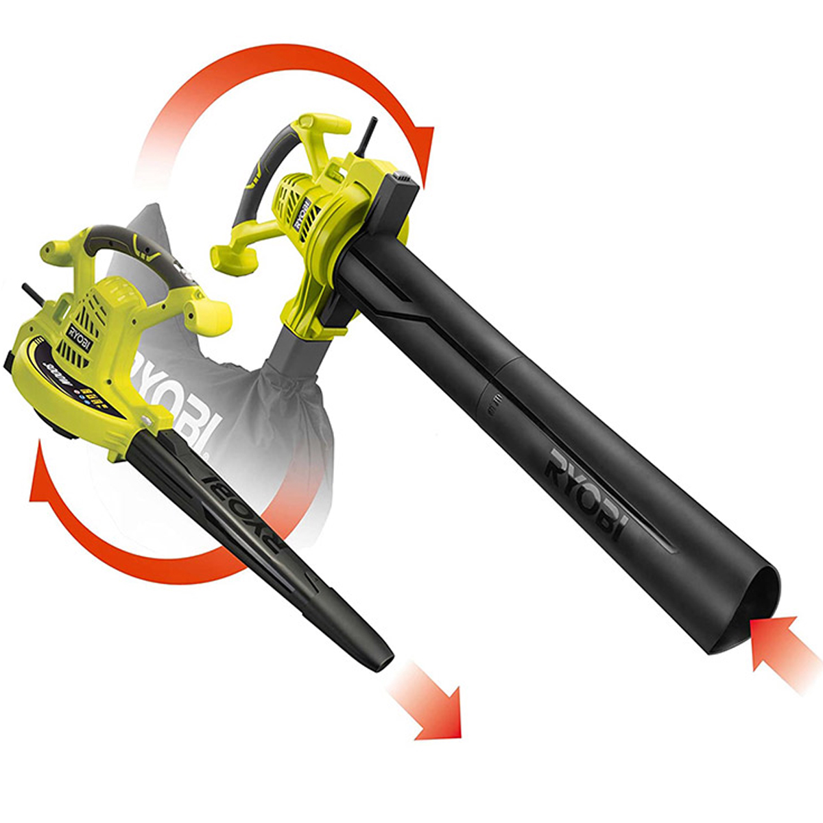 RYOBI ELECTRIC BLOWER VAC RBV3000CSV