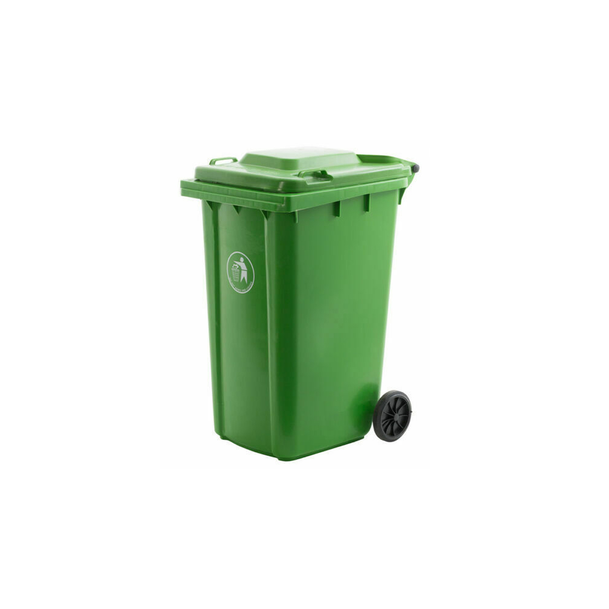 TRUNK 240L GREEN PLASTIC