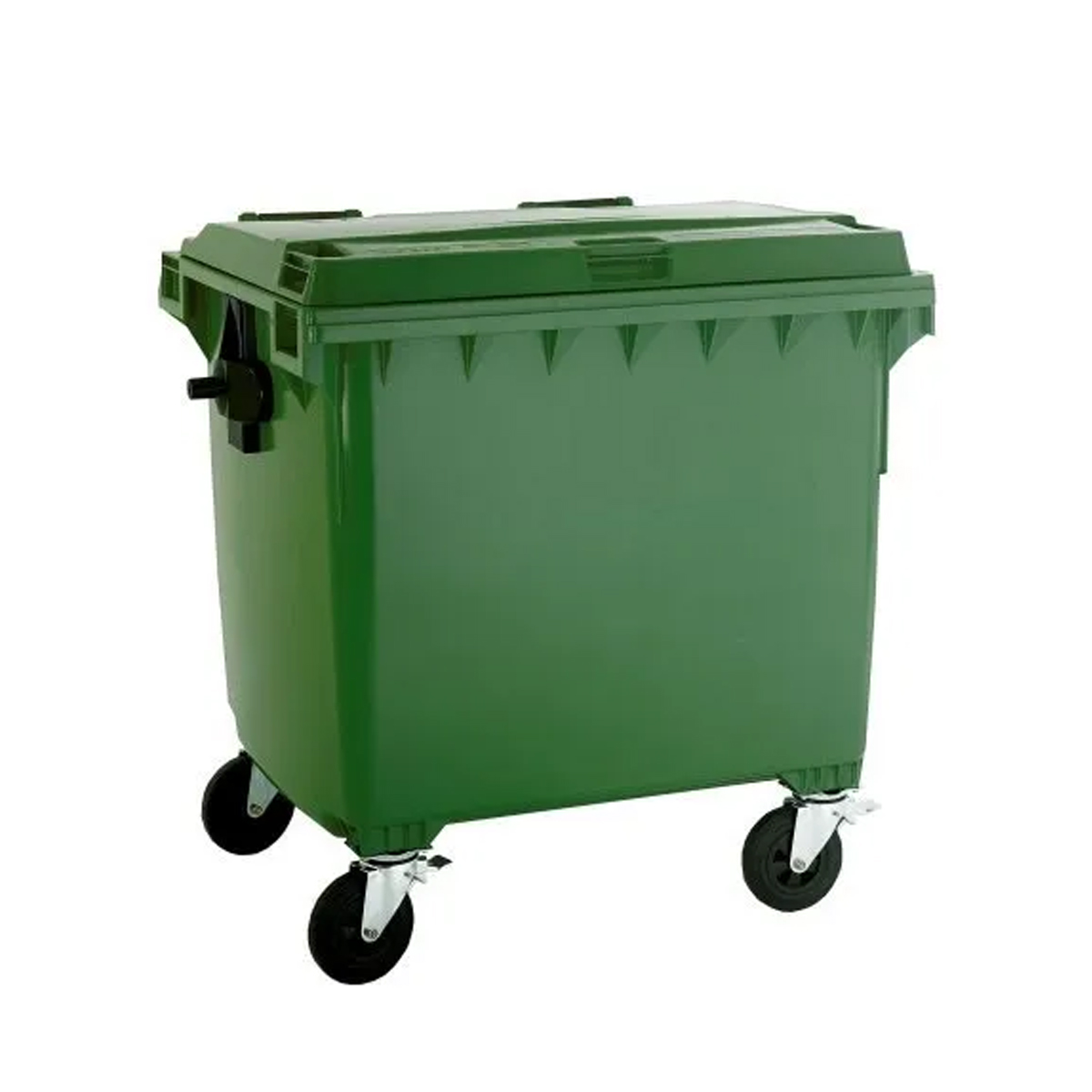 DUSTBIN 1100L PLASTIC WITH WHEELS