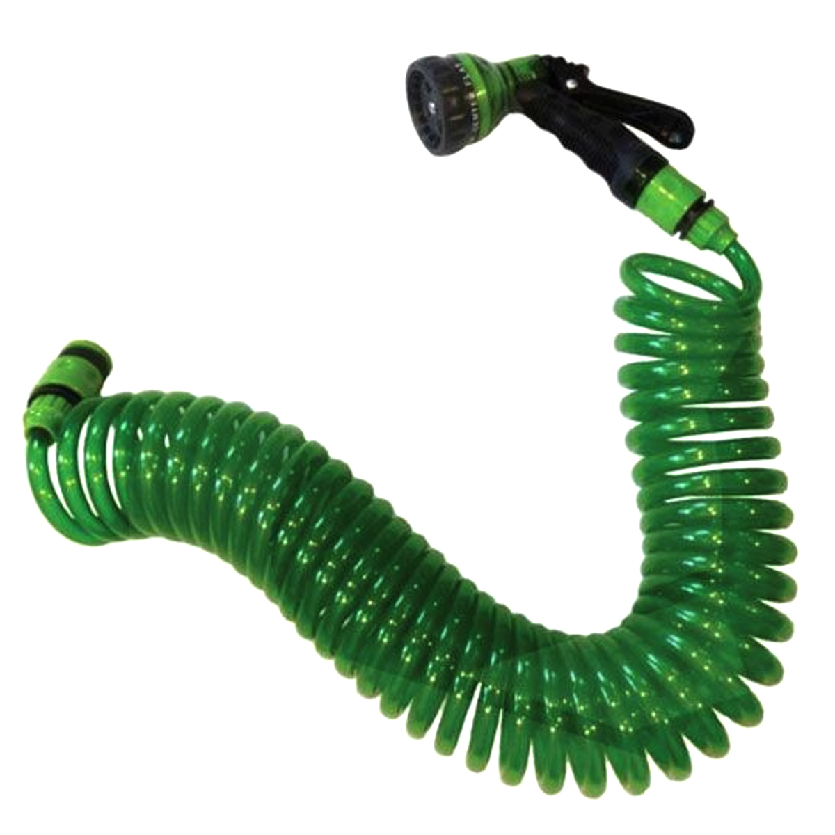 HOME AND CAMP TRANSPARENT WATERING HOSE SET 10M
