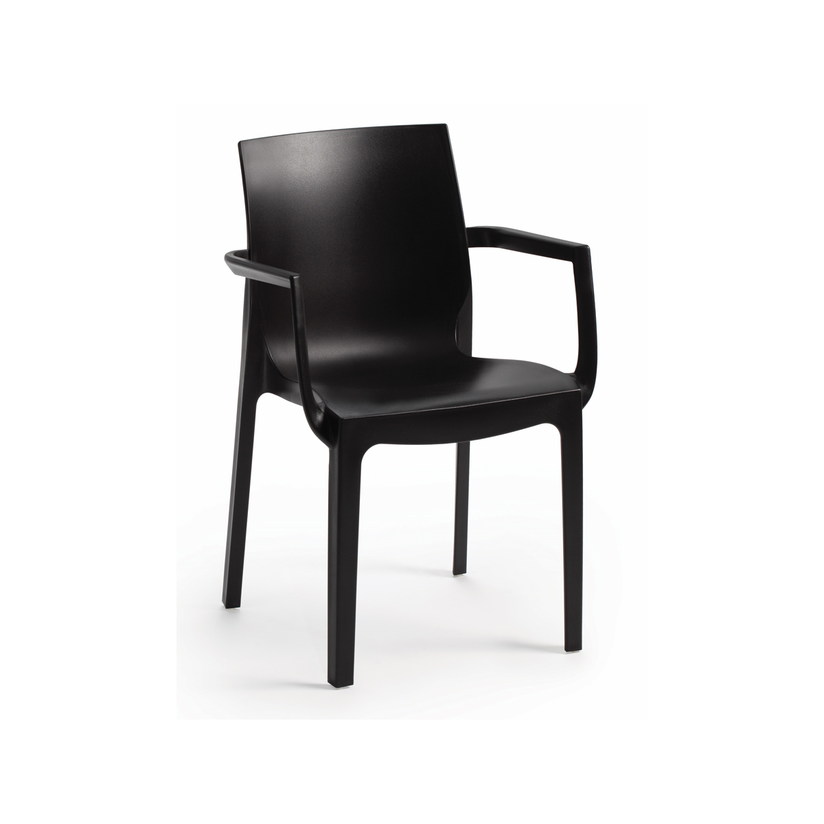 EMMA CHAIR WITH ARMS PLASTIC