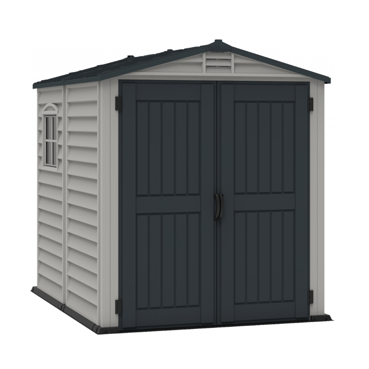 DURAMAX GARDEN SHED STORE MATE 185X185CM BLACK/GRAY