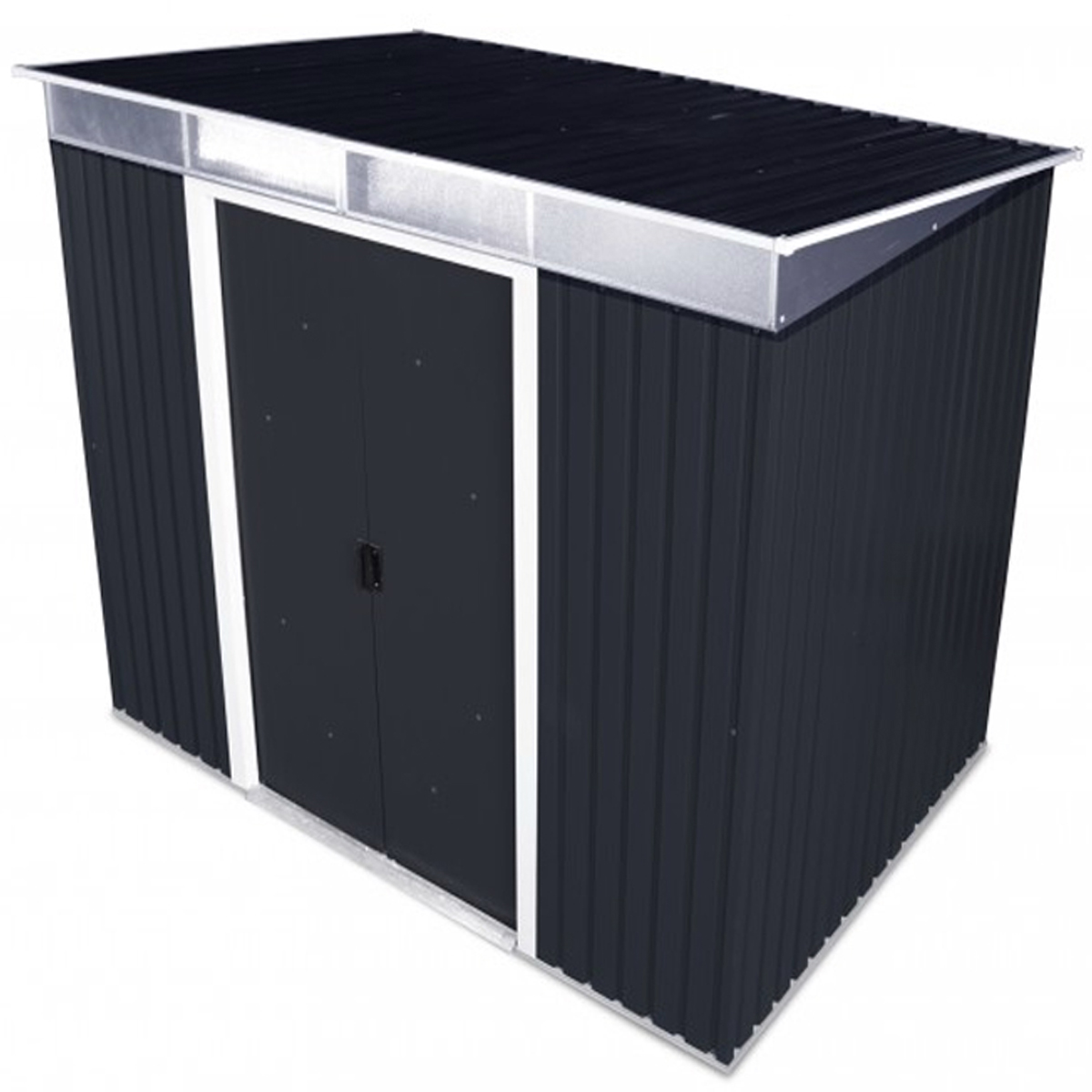 DURAMAX ΜΕΤΑΛΛΙΚΟ ΣΠΙΤΑΚΙ ΚΗΠΟΥ SKYLIGHT 8'X6' ΑΝΘΡΑΚΙ