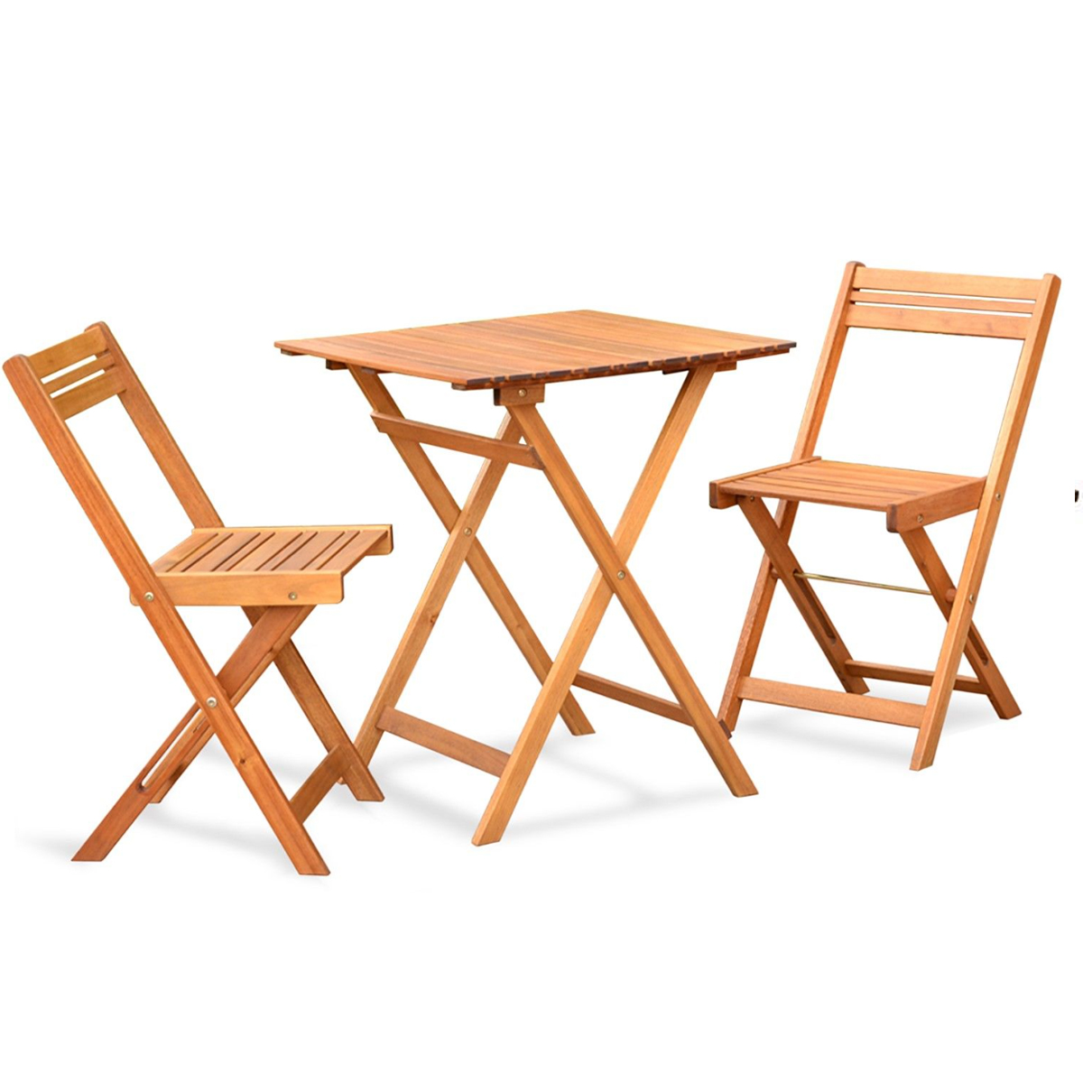 ΣΕΤ ΤΡΑΠΕΖΙ ΞΥΛΙΝΟ ΜΕ 2 ΚΑΡΕΚΛΕΣ ΑΝΑΔΙΠΛΟΥΜΕΝΑ ΑΚΑΚΙΑ