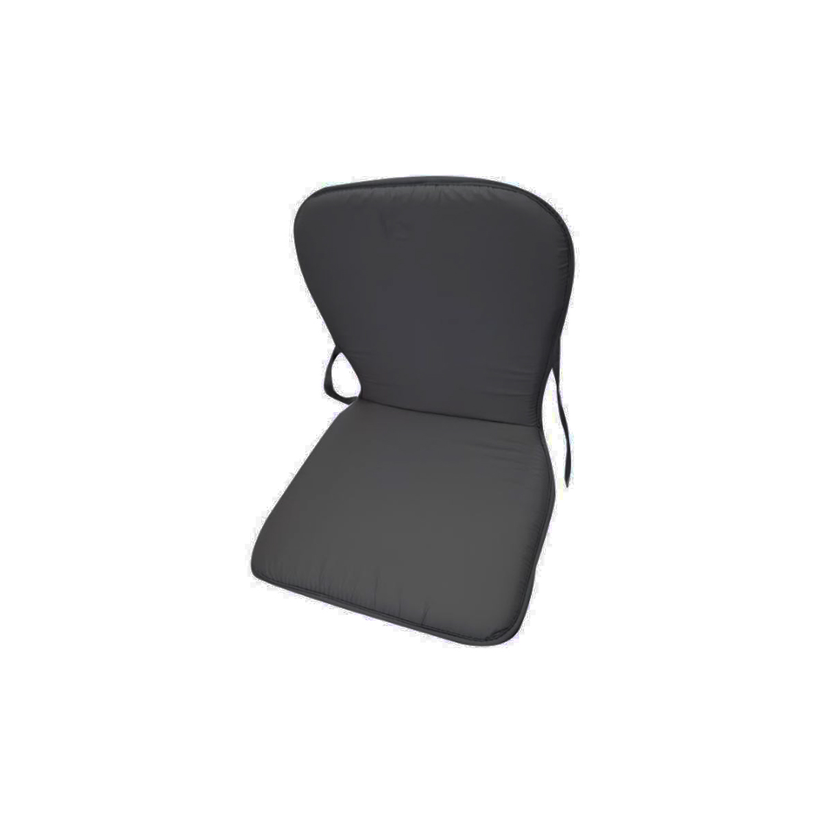SEAT CUSHION WITH BACK GUITAR SHAPE 43X78CM
