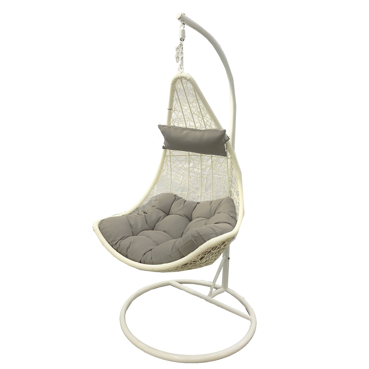 ΑΝΟΙΚΤΗ ΦΩΛΙΑ ΚΟΥΝΙΑ RATTAN VICTORIA ΑΣΠΡΗ ΜΕ ΑΣΠΡΟ/ΓΚΡΙΖΟ ΜΑΞΙΛΑΡΙ