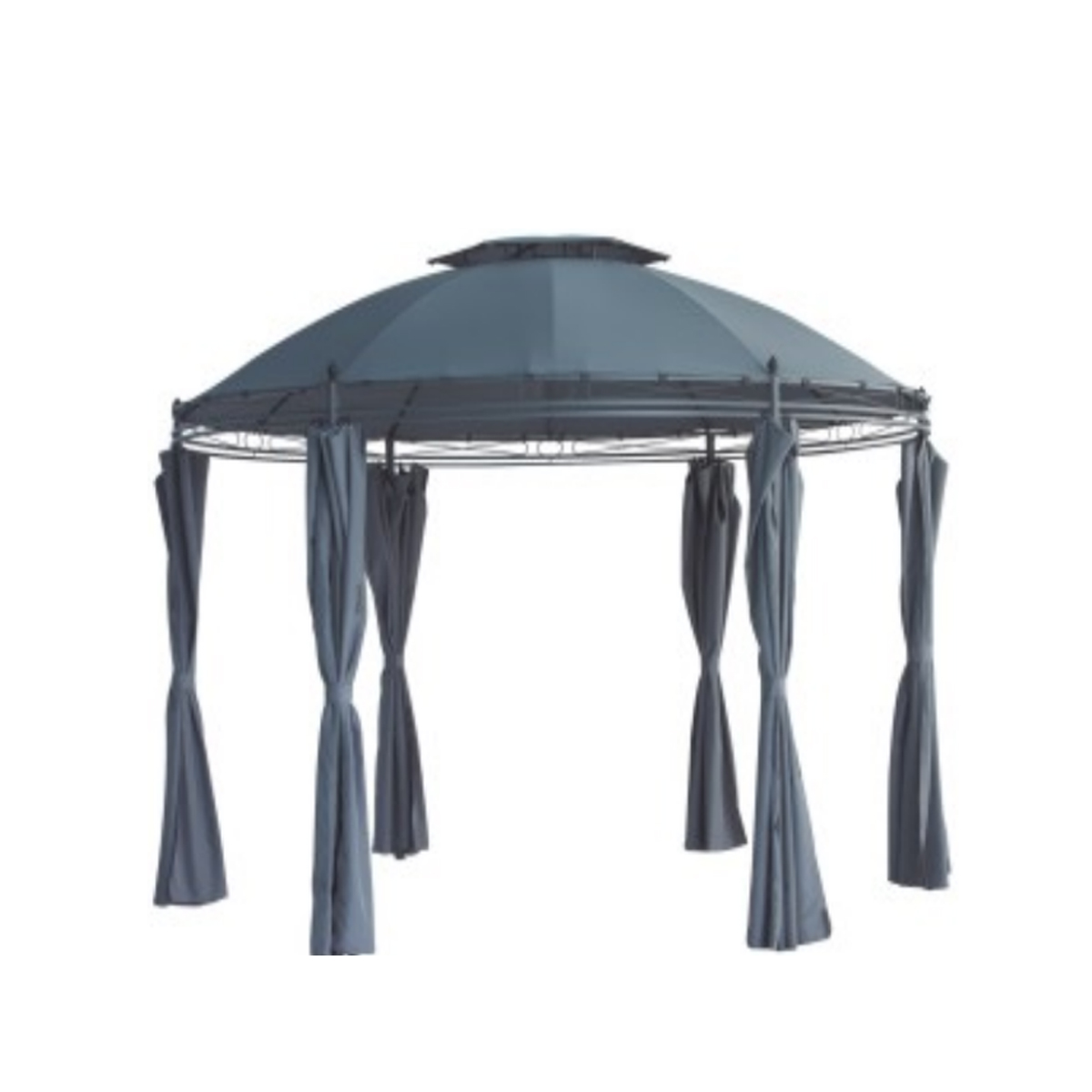 L.H GARDEN ΓΚΑΖΕΠΟ ΜΕ ΔΙΠΛΗ ΟΡΟΦΗ Φ3,5M ΑΝΘΡΑΚΙ