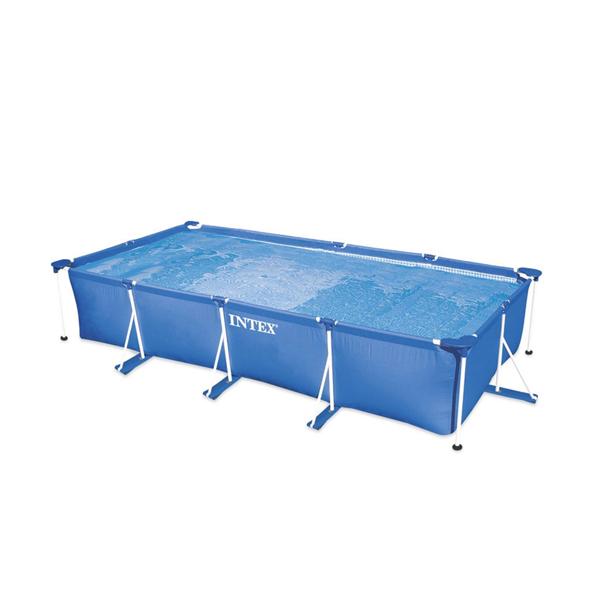 SWIMMING POOL RECTANGULAR WITH METAL FRAME