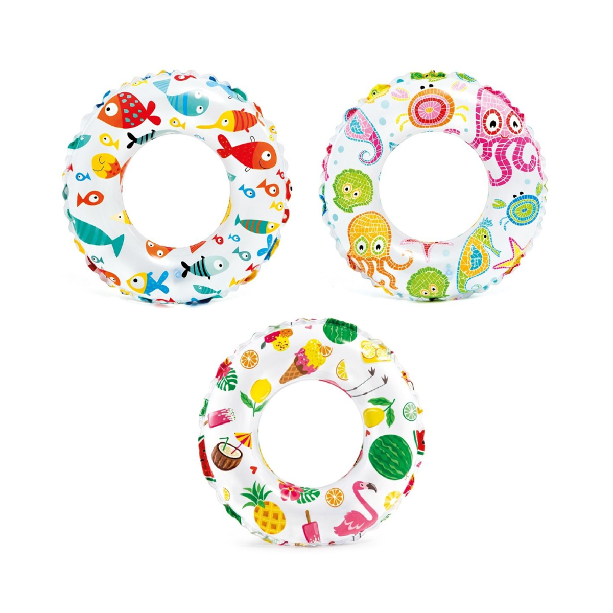 INTEX INFLATABLE WHEEL VARIOUS DESIGNS Φ61CM