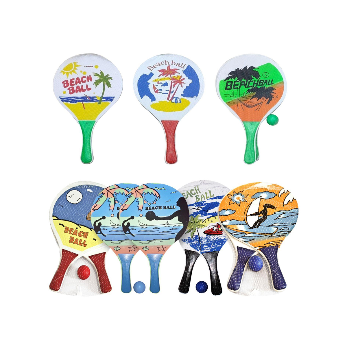 CHILDREN'S SEA RACKETS 37X24CM