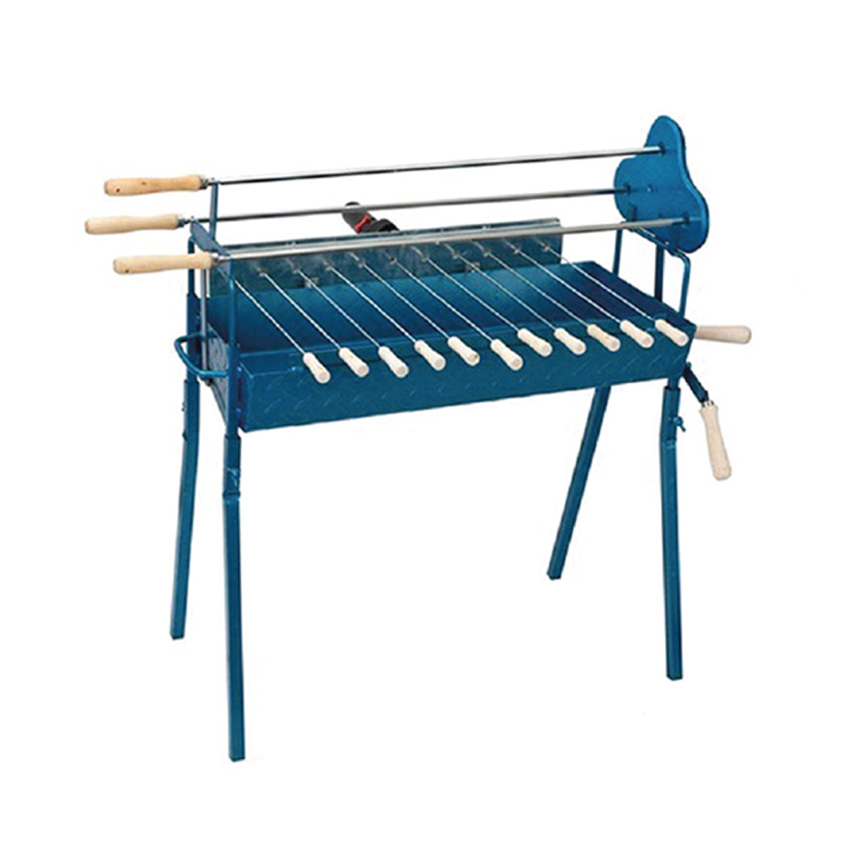 CHARCOAL BBQ CLOVER WITH MECHANISM 80X32CM