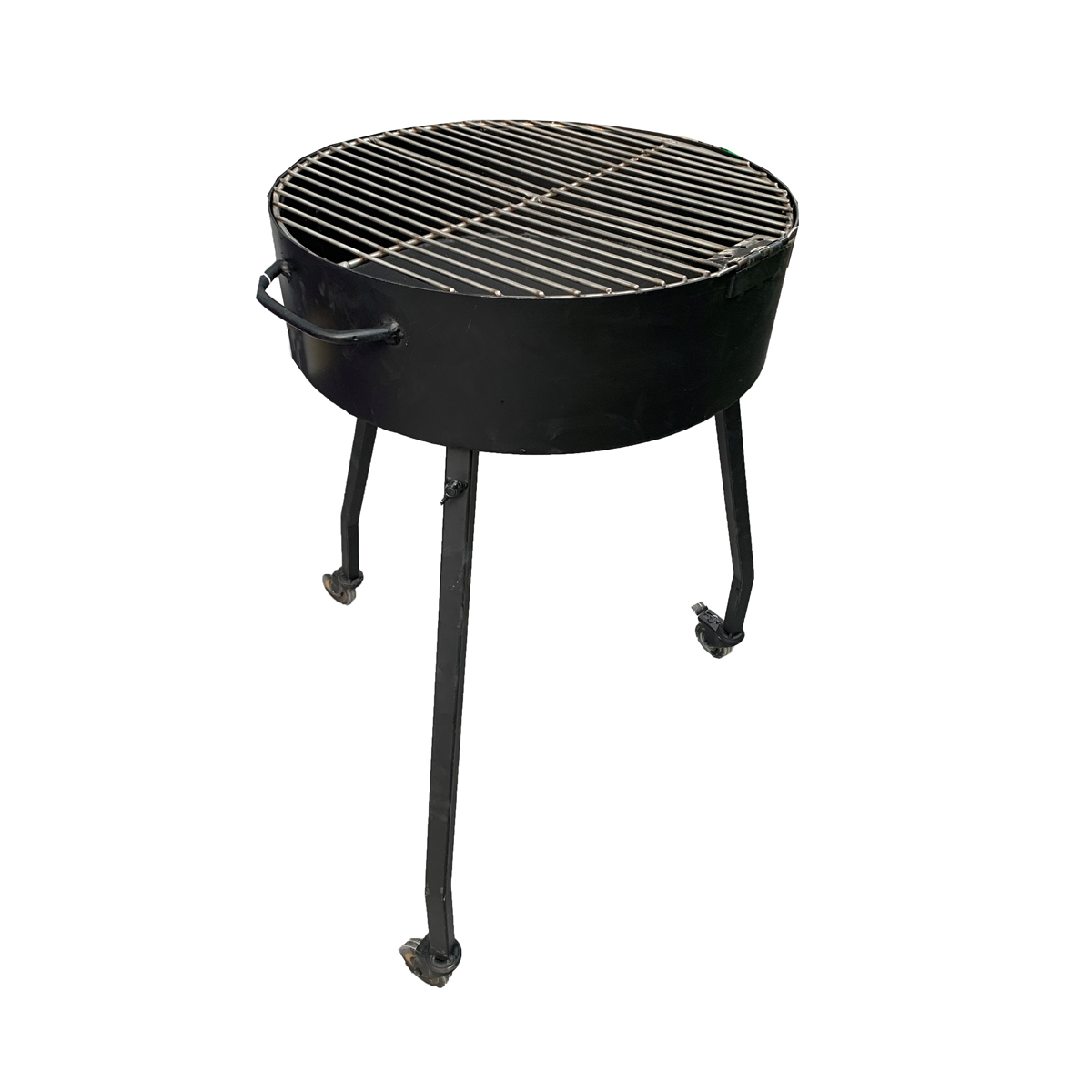 FOUKU WITH HIGH ROUND LEGS WITH GRID S/S