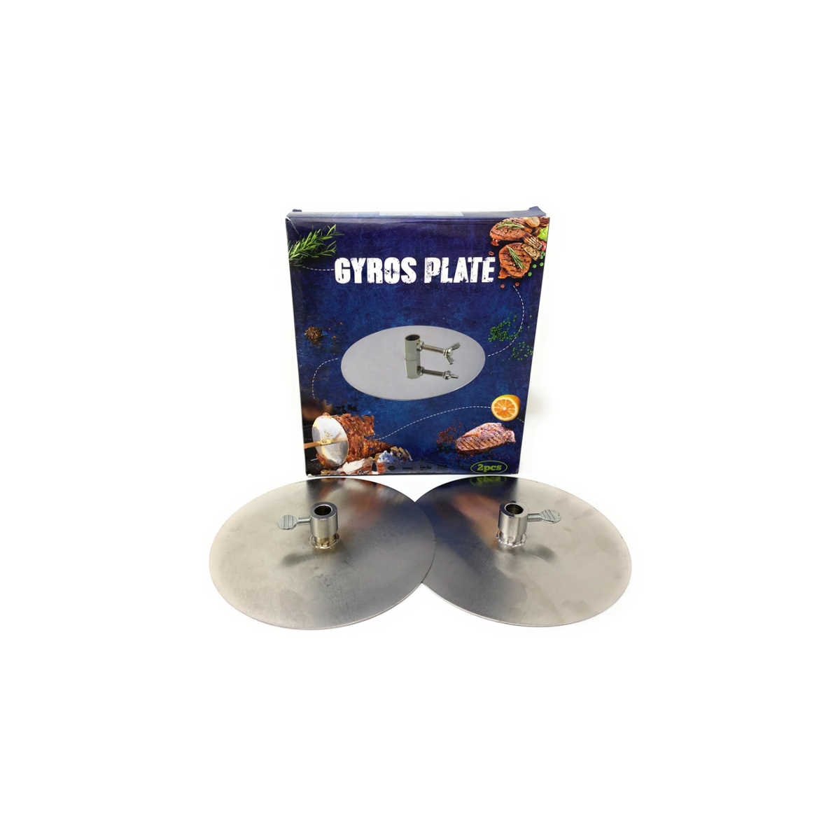 SET 2 PIECES GYROS PLATE