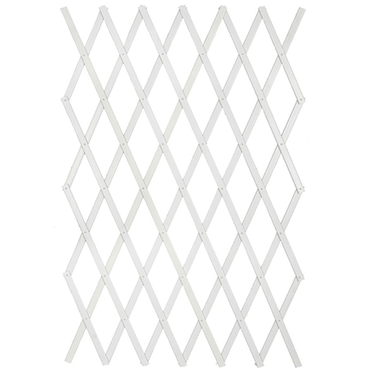 HOME & CAMP WHITE PLASTIC TRELLIS 45X180CM