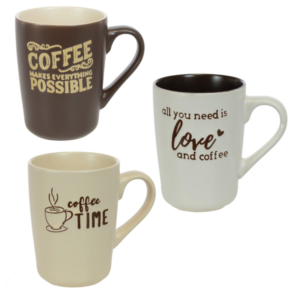 VIOSARP CERAMIC CUP COFFEE TIME XL 9X12CM