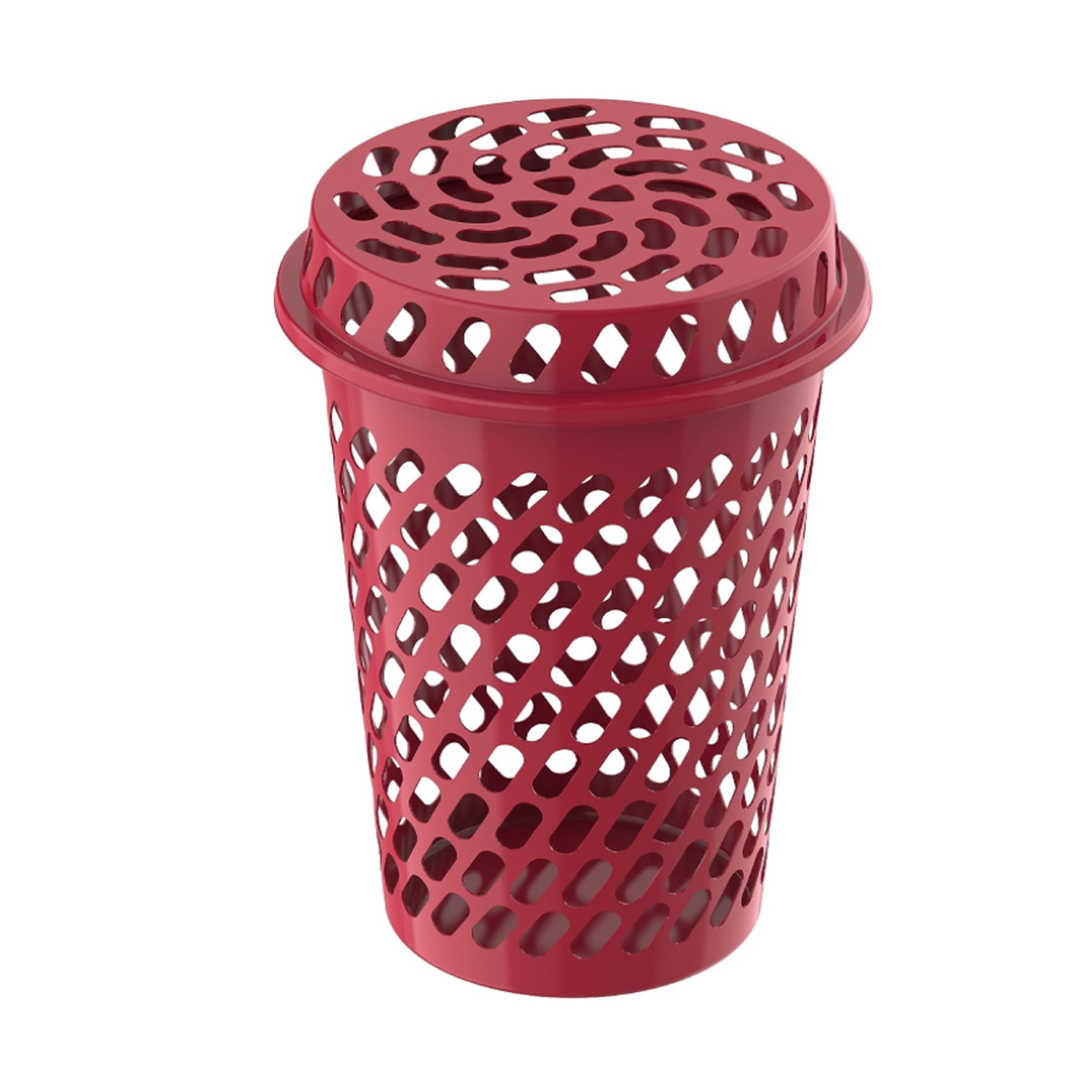 TALL LAUNDRY BIN WITH LID D28X70CM