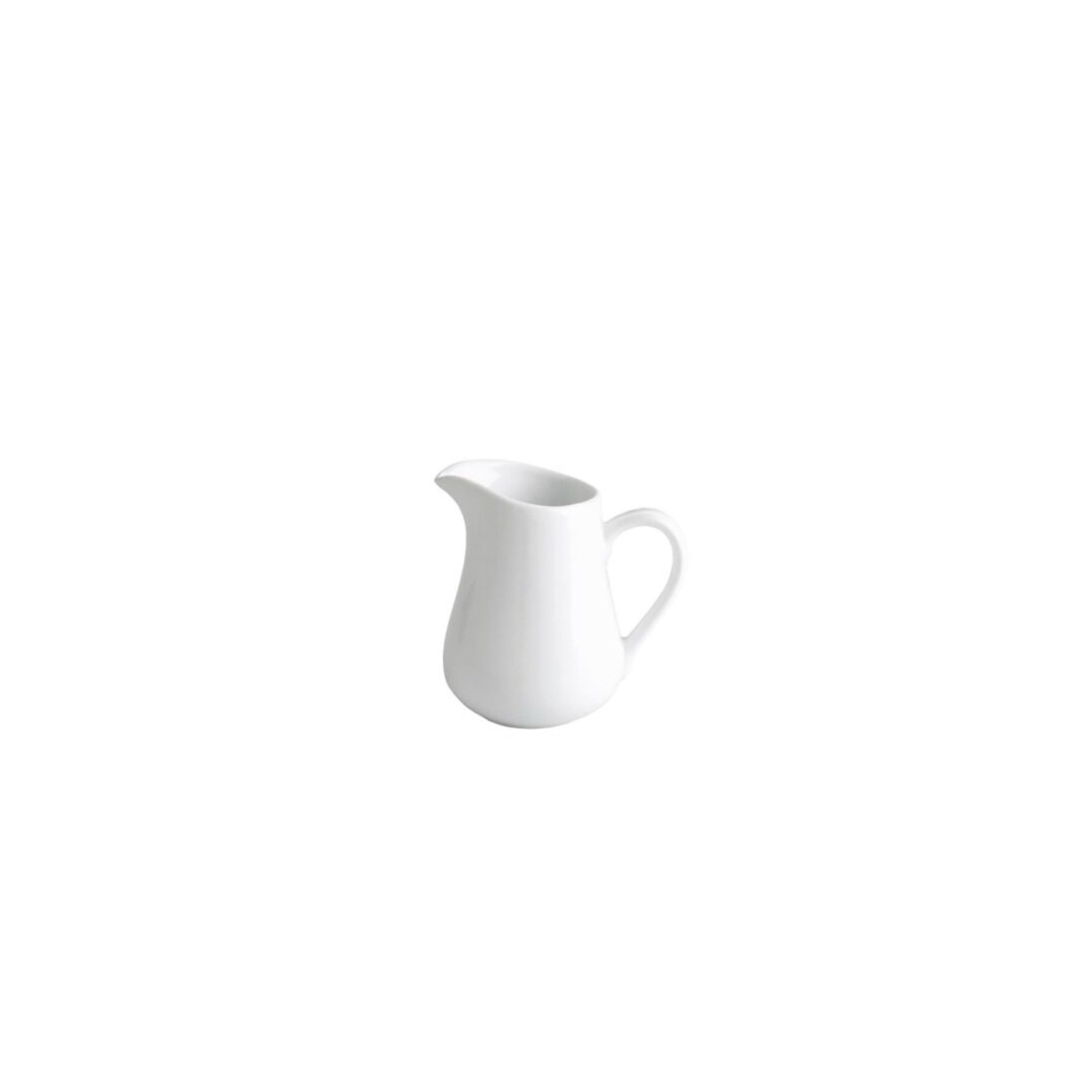 WHITE CERAMIC MILK CONTAINER