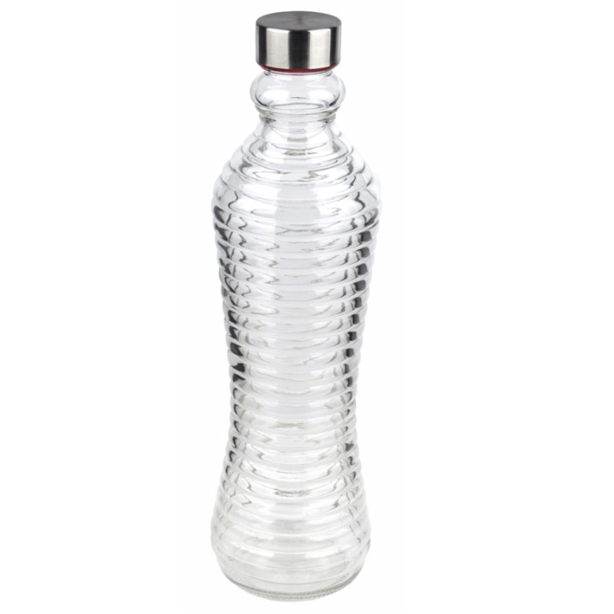 VIOSARP GLASS BOTTLE WITH METAL CAP 1L