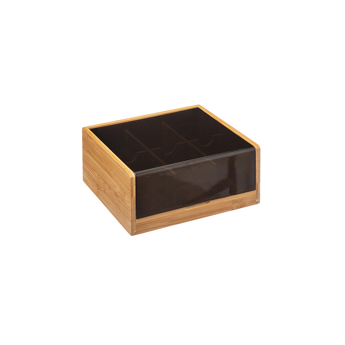 TEA BOX 6 CASES WITH BLACK LID