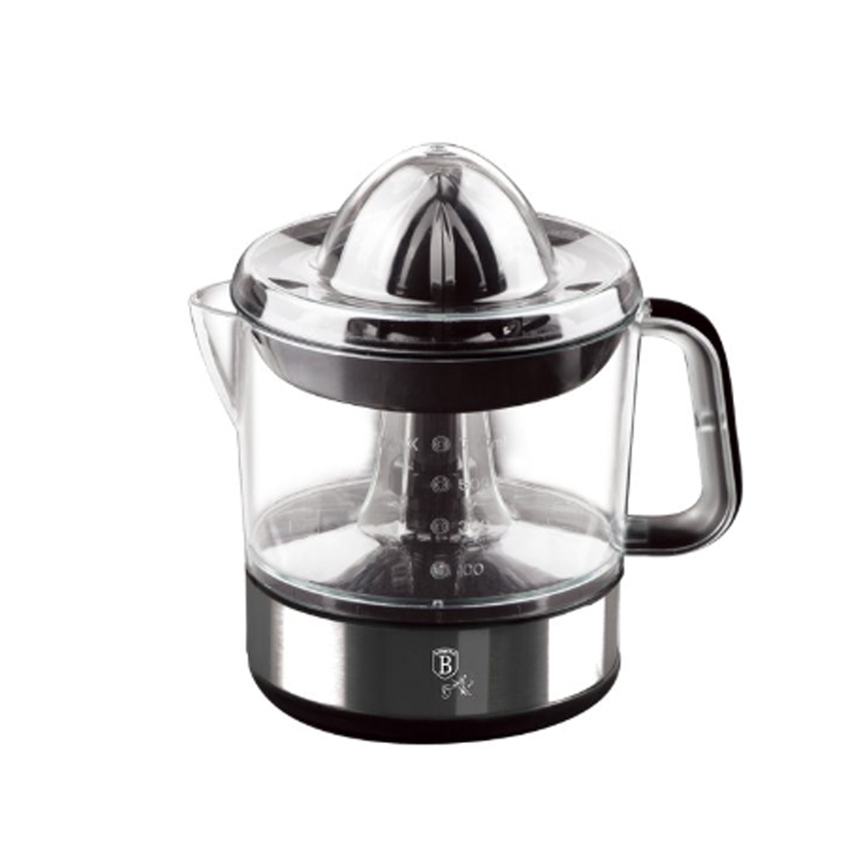 BERLIN ELECTRIC JUICER BLACK WITH SILVER 0.7L