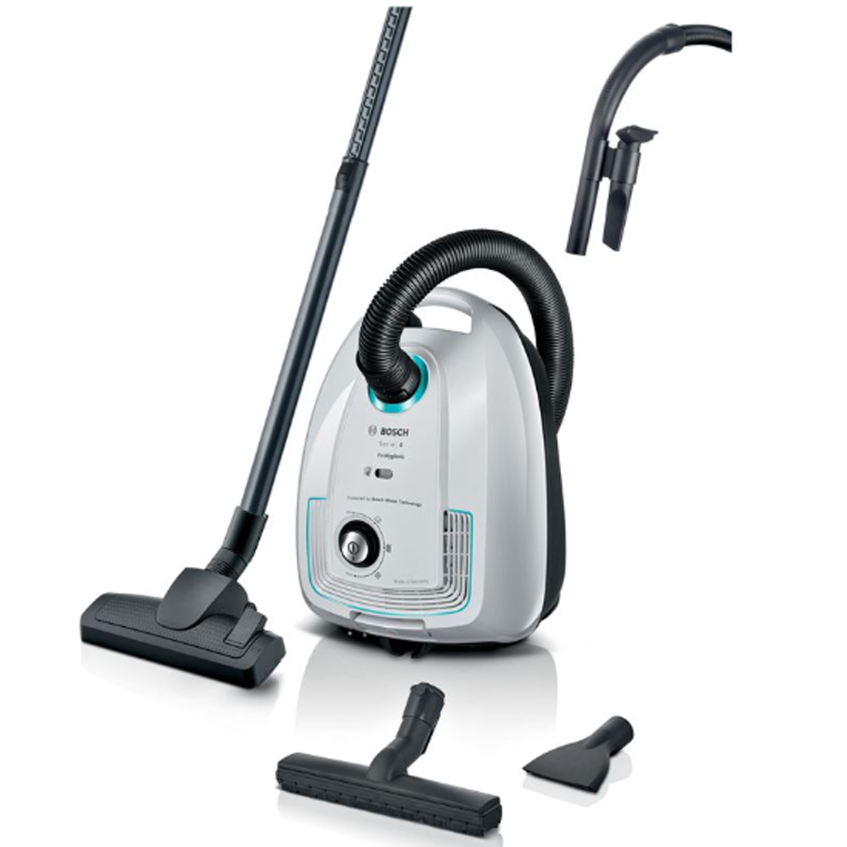 BOSCH ΗΛΕΚΤΡΙΚΗ ΣΚΟΥΠΑ ΜΕ ΣΑΚΟΥΛΑ 600W ΑΣΠΡΗ