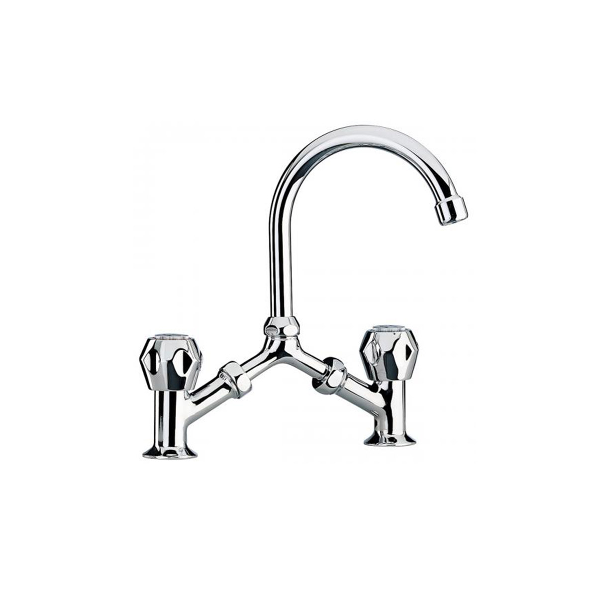PAINI WASH BASIN MIXER DOUBLE HOLE TEVERE