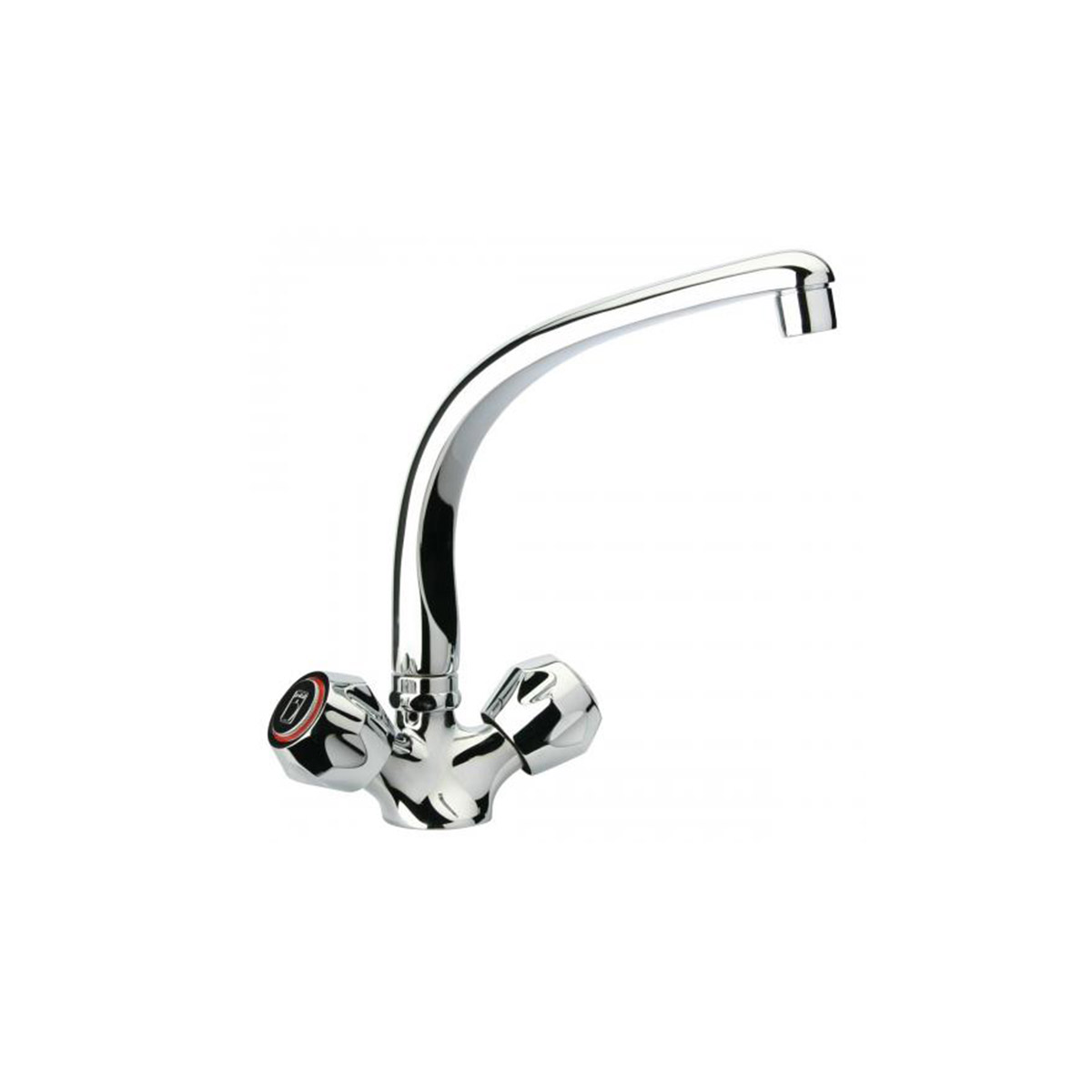 PAINI KITCHEN MIXER STRAIGHT NECK TEVERE