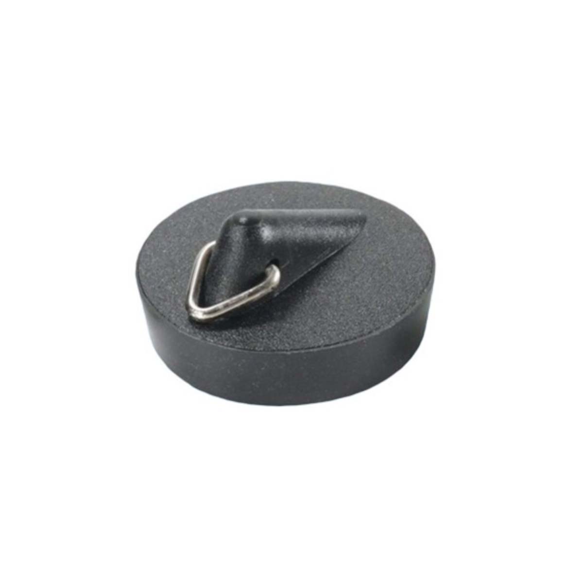 END PLUG 1 1/4 '' (WASHBASIN) BLACK PVC WITH TRIANGLE