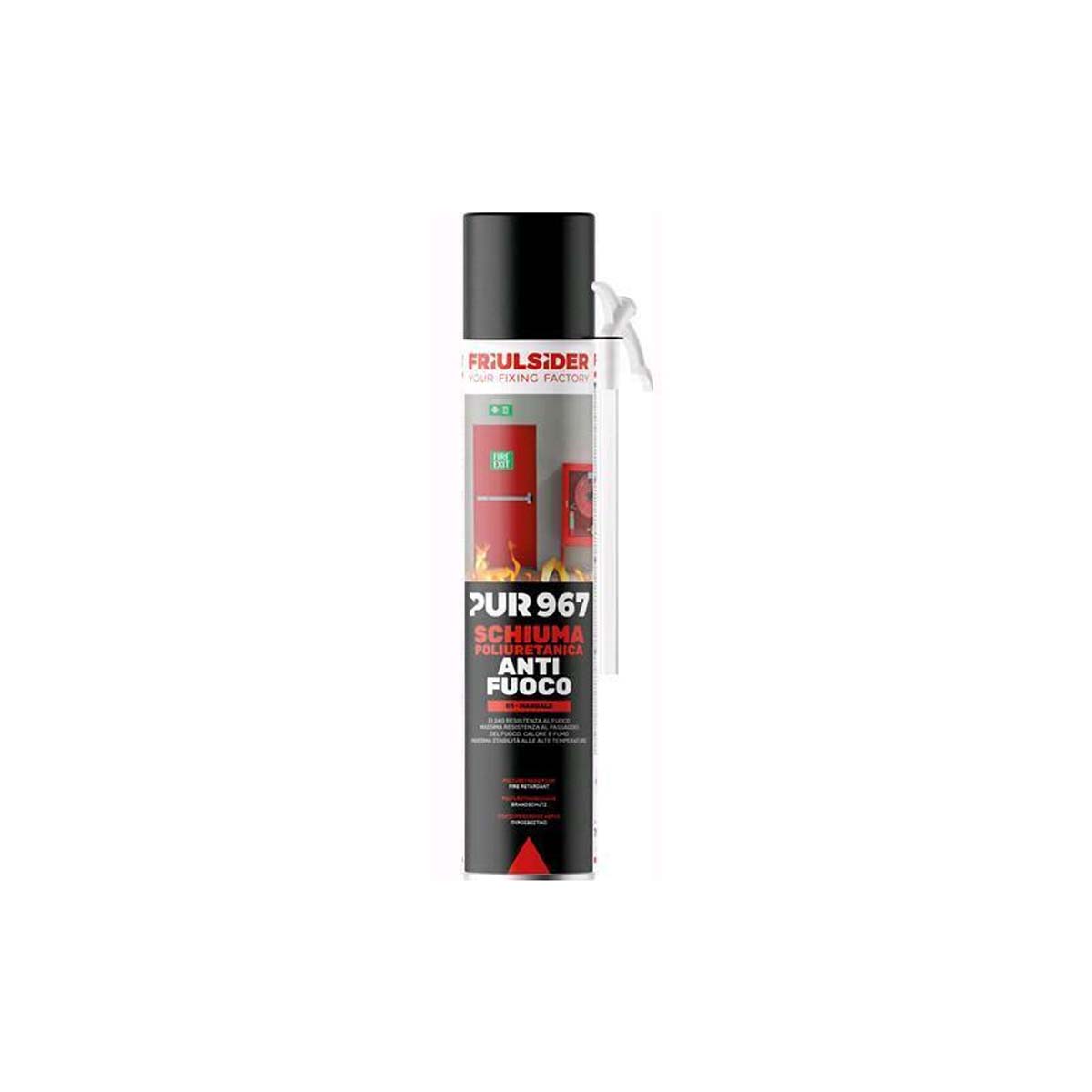 FRIULSIDER POLYURETHANE FIRE FOAM 750ML PUR967 HAND