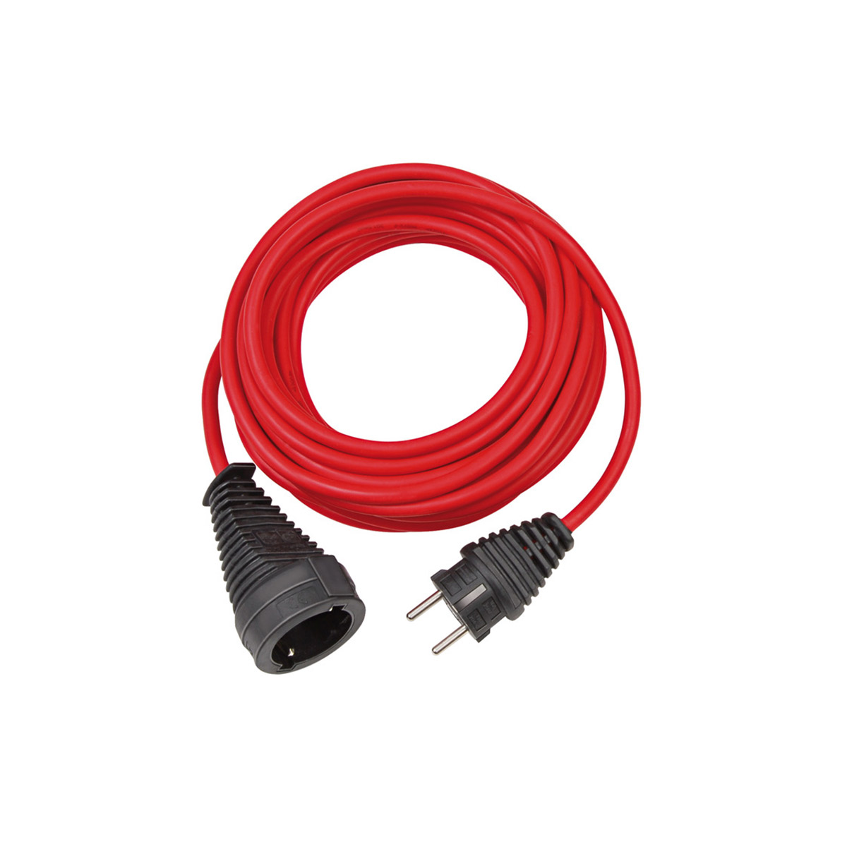 BRENNENSTUHL QUALITY EXTENSION CABLE  OF PLASTIC RED