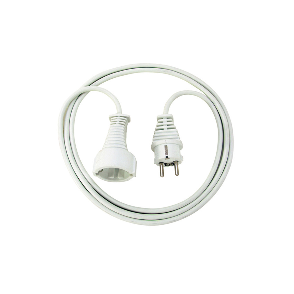 BRENNENSTUHL QUALITY EXTENSION CABLE  OF PLASTIC  5M WHITE