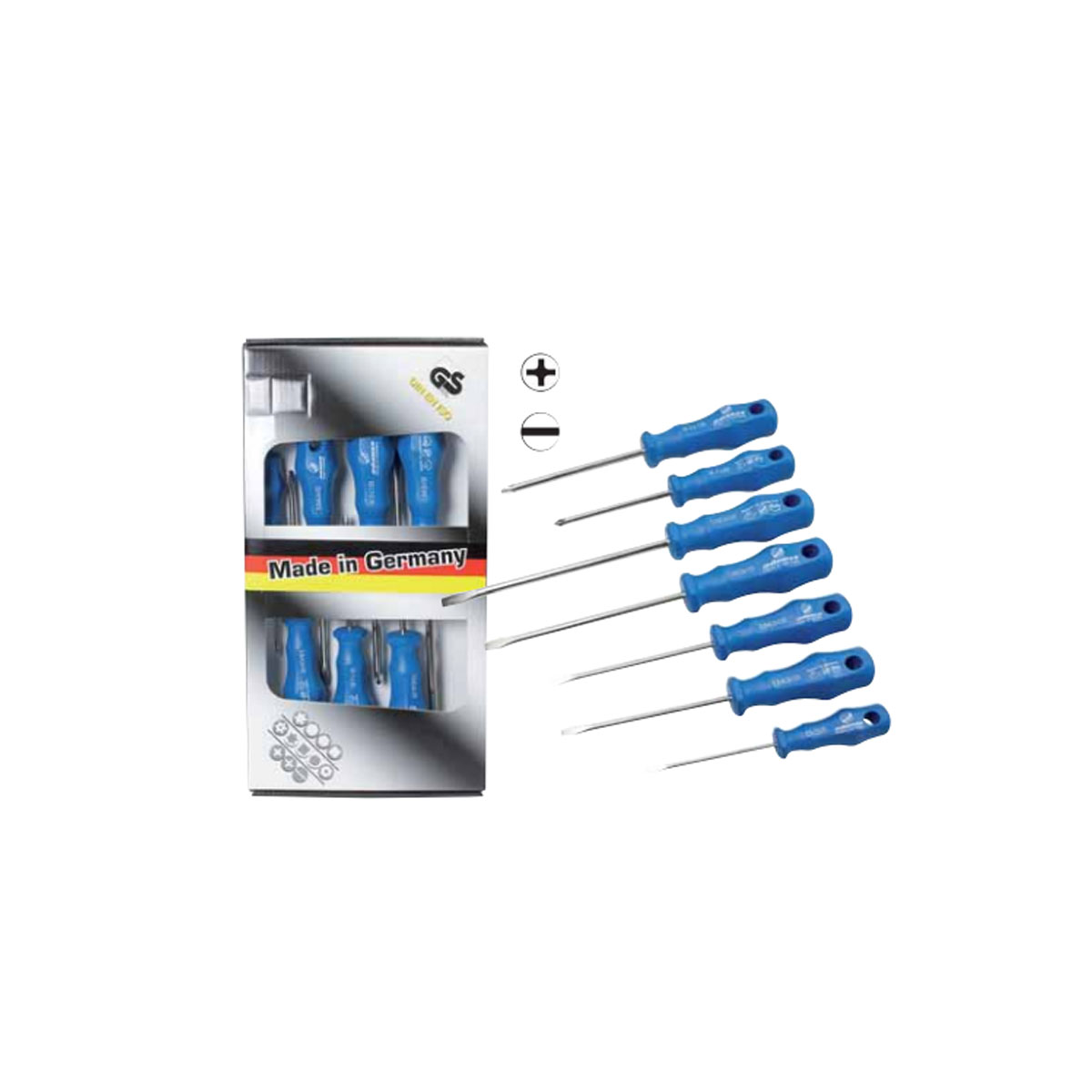 SCREWDRIVERS SET 75-150MM (7 PIECES)