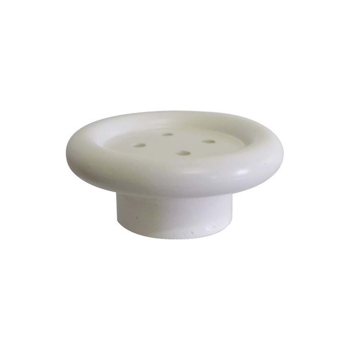 FURNITURE KNOB BEAUTY Ø58MM PLASTIC WHITE